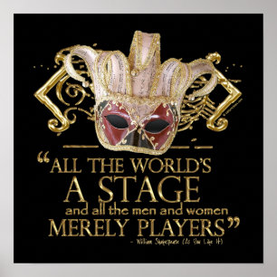 Wie Sie es wollen Bühne Angebot (Gold-Version) Poster