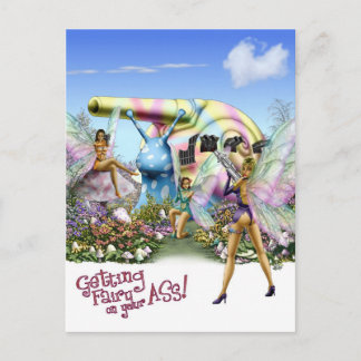 Wie Sie Ihren Ass erleben Postkarte