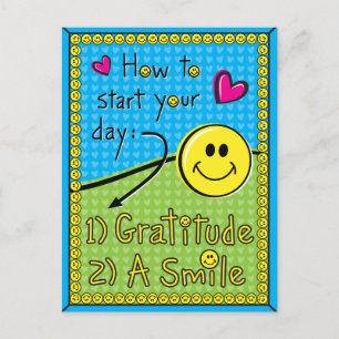 Wie Sie Ihren Tag beginnen_ Postkarte