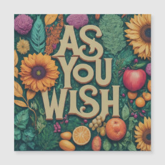 Wie Sie möchten Magnetkarte