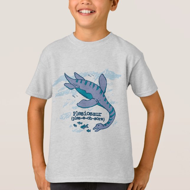 Wie Sie tun Sie, Plesiosaur Kinderdinosaurier-T - T-Shirt (Vorderseite)