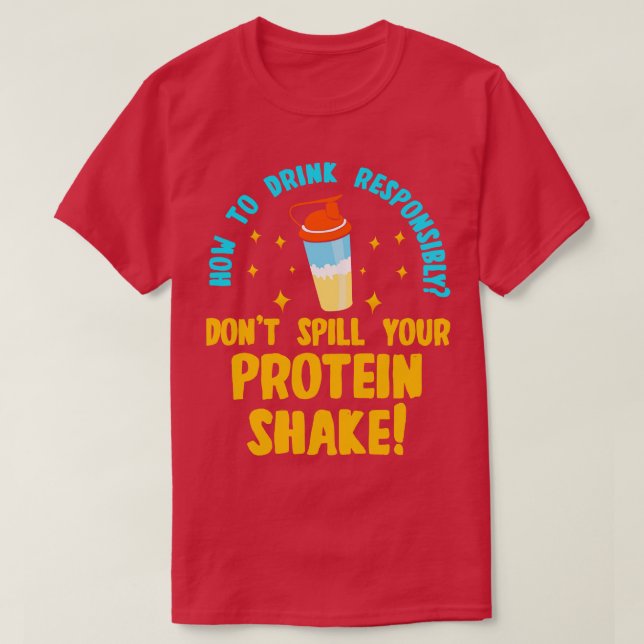 Wie Sie verantwortungsbewusst trinken, Spill You P T-Shirt (Design vorne)