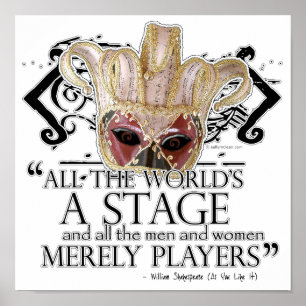 Wie Sie wollen Zitat Poster