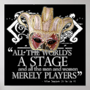 Wie Sie wollen Zitat Poster