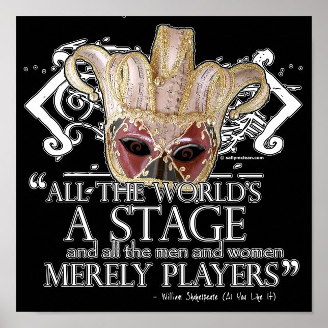 Wie Sie wollen Zitat Poster (Vorne)