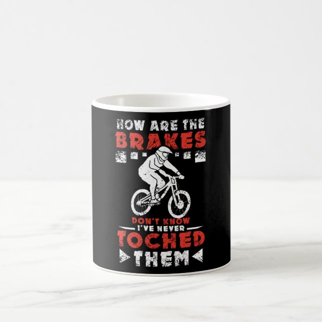 Wie sind die Bremsen des Mountainbikes? Kaffeetasse (Mittel)