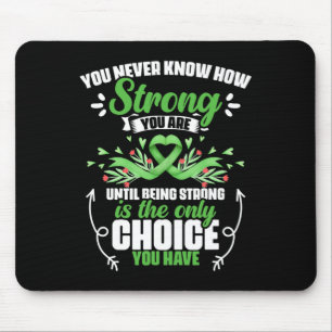 Wie stark Sie sind - Gallenblase mit leichter Herz Mousepad
