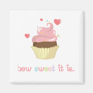 Wie süß es ist Cupcake? Magnet