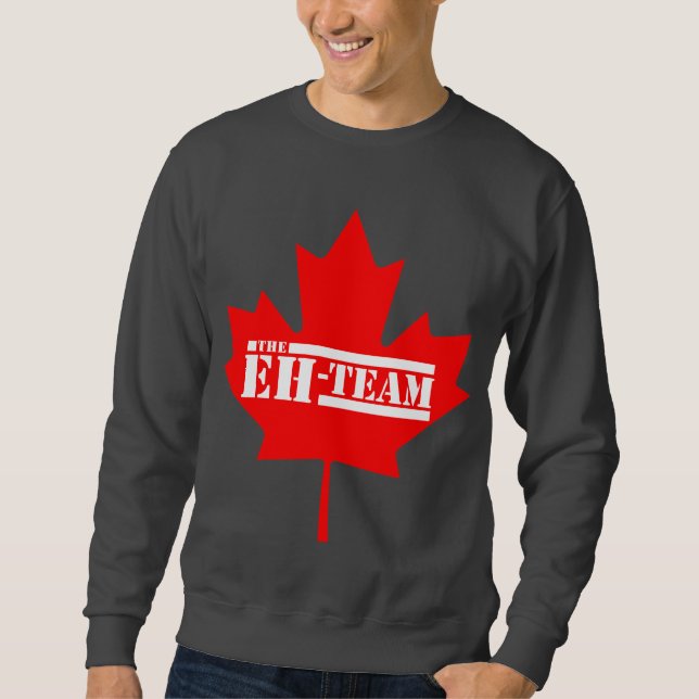 Wie Team-Kanada-Ahornblatt Sweatshirt (Vorderseite)
