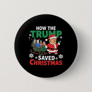 Wie Trump Weihnachten Funny Trump Christma Gerette Button