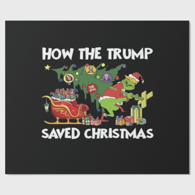 Wie Trump Weihnachten Rettete Geschenkpapier (Flach)