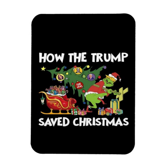 Wie Trump Weihnachten Rettete Magnet (Vertikal)