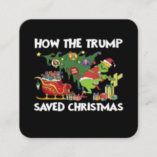 Wie Trump Weihnachten Rettete Quadratische Visitenkarte