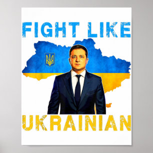 Wie Ukrainisch stehe ich mit der ukrainischen Volo Poster