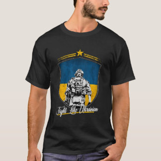 Wie ukrainisch stehe ich mit ukrainischen Kriegern T-Shirt