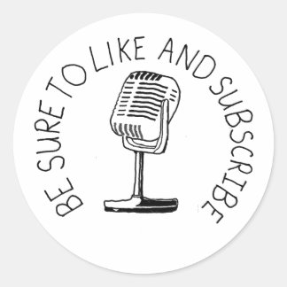 Wie und abonnieren runder aufkleber