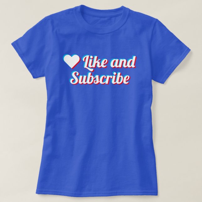 Wie und abonnieren Sie T - Shirt (Design vorne)