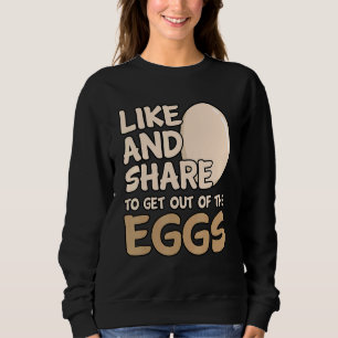 Wie und teilen Sie sich aus den Eiern Sweatshirt