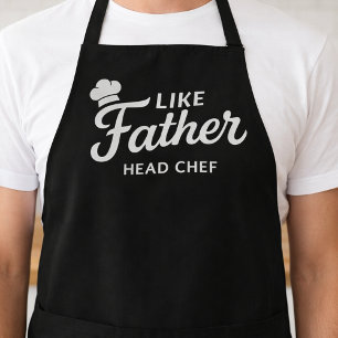Wie Vater Chef-Typografie-Design Schürze