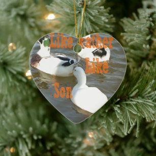 Wie Vater so Sohn. Keramikornament