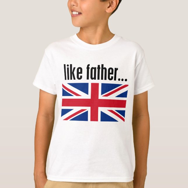Wie Vater… T-Shirt (Vorderseite)