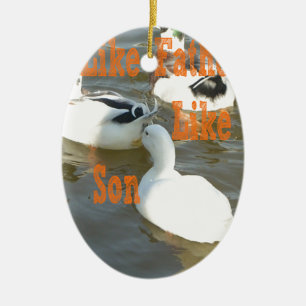 Wie Vater wie Sohn. Keramikornament