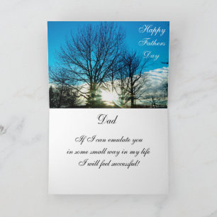 WIE VATER, WIE SON-Karte Karte