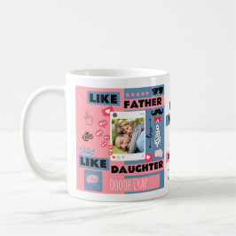 Wie Vater wie Tochter, Crap Funny Foto Kaffeetasse