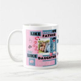 Wie Vater wie Tochter, Crap Funny Foto Kaffeetasse