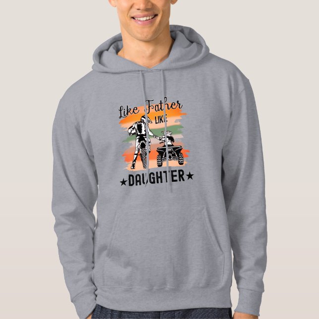 Wie Vater wie Tochter Hoodie (Vorderseite)