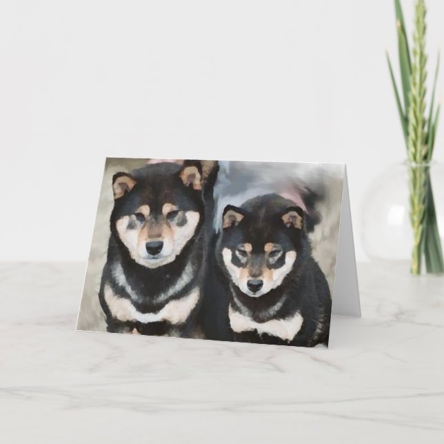 "Wie Vater, wie Tochter " Karte (Vorderseite)