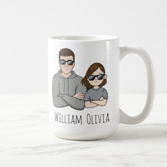 Wie Vater wie Tochter Oh Crap Geschenk für die Fam Kaffeetasse (Rechts)