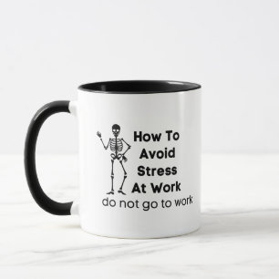 Wie vermeiden Stress am Arbeitsplatz gehen nicht z Tasse