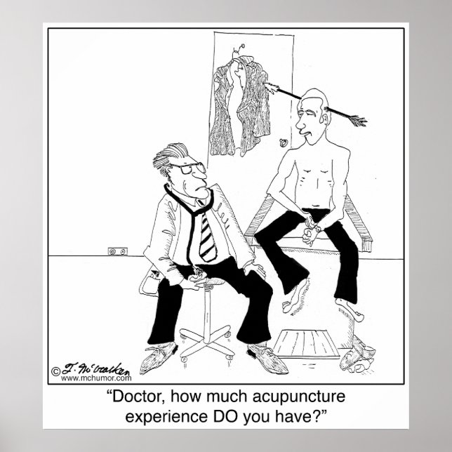 Wie viel Akupunkturerfahrung haben Sie? Poster (Vorne)