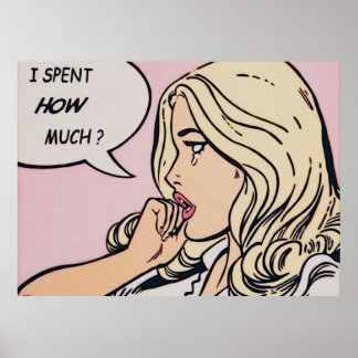 Wie viel ich ausgegeben habe poster