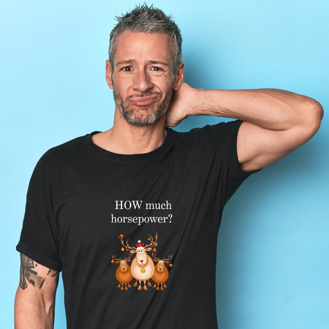 Wie viel Motorrad-Weihnachtshemd für Pferde T-Shirt (Von Creator hochgeladen)