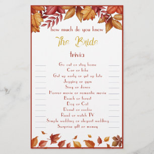 Wie viel wissen Sie über den Flyer The Bride Trivi