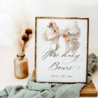 Wie viele Bows Floral Bow Baby Dusche