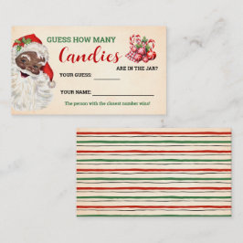 Wie viele Candies Weihnachtsspielkarten Platzkarte