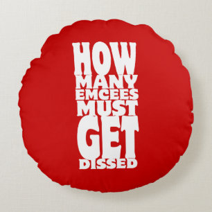 Wie viele Ecken müssen verbraucht werden Rundes Kissen