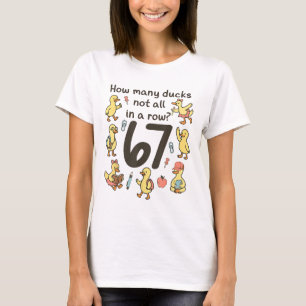Wie viele Enten nicht alle in einer Reihe 67 Lusti T-Shirt