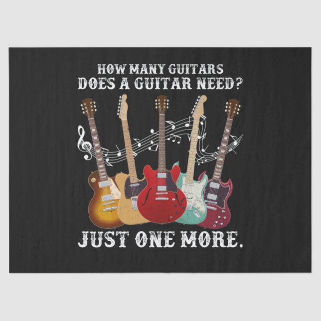 Wie viele Gitarren geben Guitar Player Seidenpapier (Vorderseite)