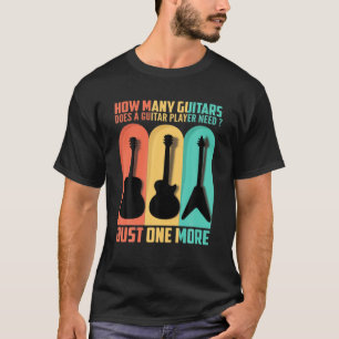 Wie viele Gitarren Geschenke für Gitarrenspieler M T-Shirt