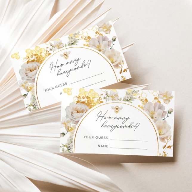 Wie viele Honigwaben sind im Glas? Begleitkarte (Von Creator hochgeladen)