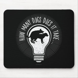 Wie viele Hunde braucht es? Maus Pad Mousepad