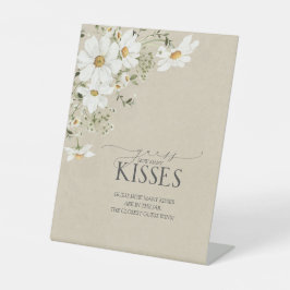 Wie viele Kisses Elegante Rustikale Wasserfarbe Da Sockelschild