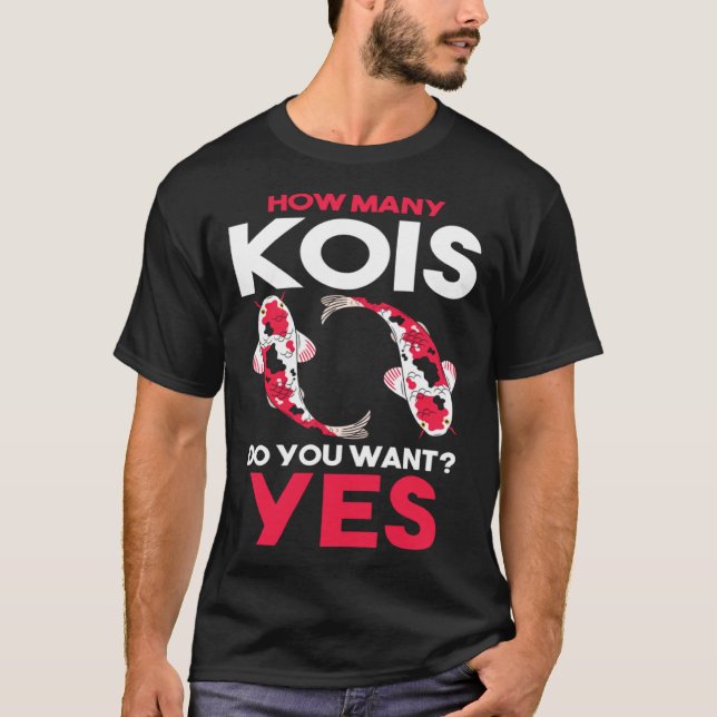 Wie viele Kois will du ja kois? Pullover Hoodi (Vorderseite)