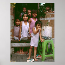 Wie viele können wir in eine Hütte pressen? Poster