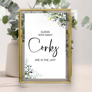 Wie viele Korken befinden sich im Jar Sign Brautpa Poster