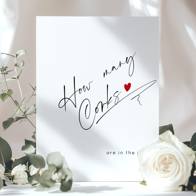 Wie viele Korken befinden sich in einem minimalist Poster (Von Creator hochgeladen)